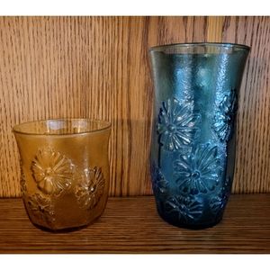 Vintage Daisy Anchor Hocking Glasses